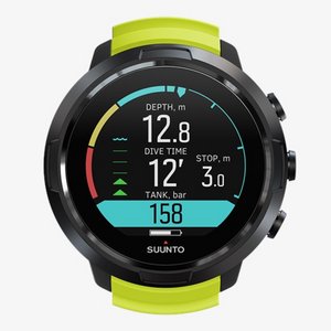 TSK Shop Tauchausrüstung Tauchcomputer Suunto D5 Schwarz / Lime