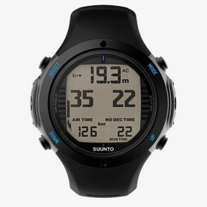 TSK Shop Tauchausrüstung Tauchcomputer Suunto Suunto D6i novo with black USB Schwarz / Blau