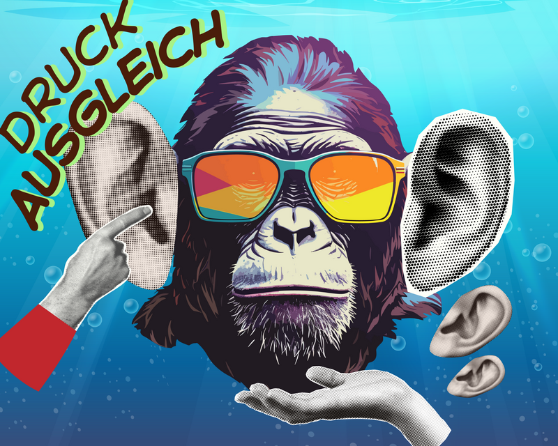 Druckausgleich beim Freitauchen