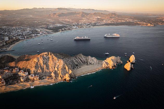 Cabo san Lucas Luftaufnahme von Cabo san Lucas