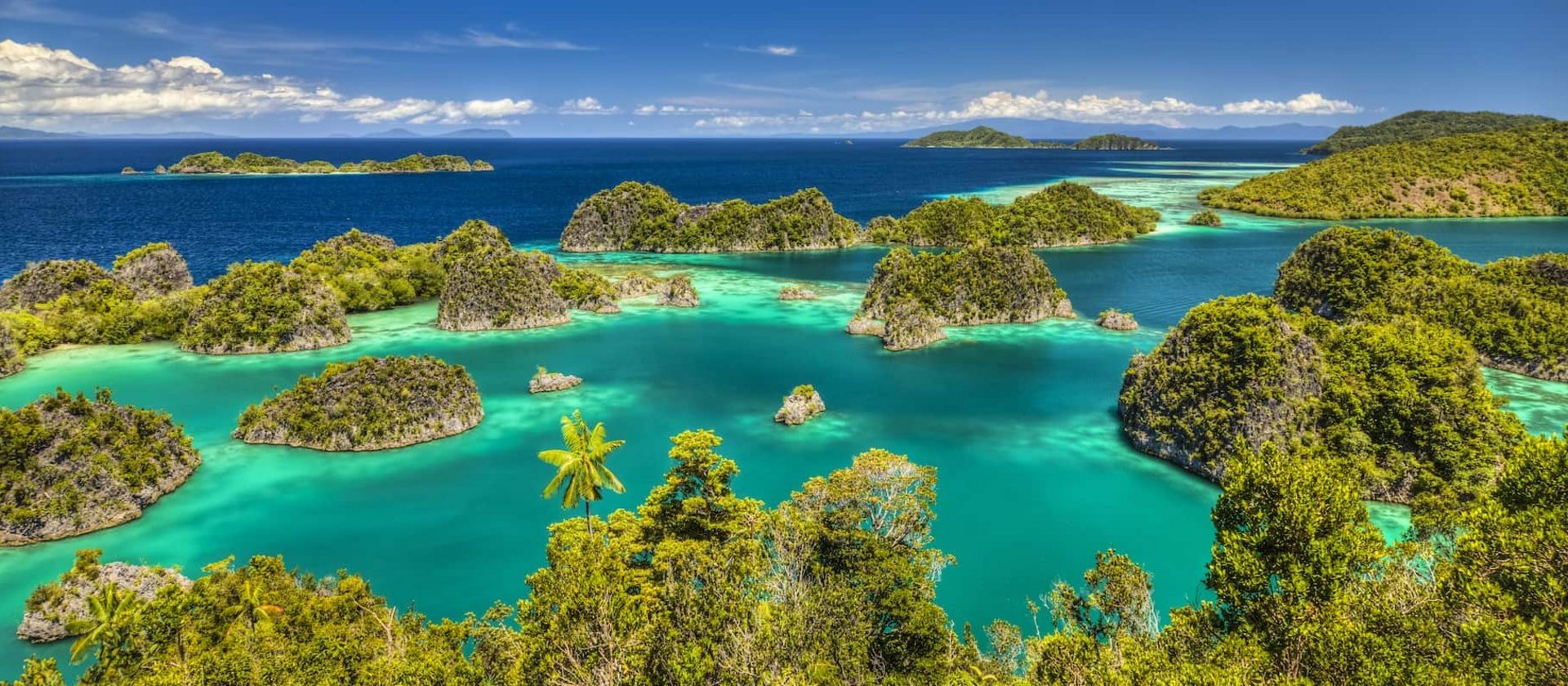 Insel Landschaft in Raja Ampat
